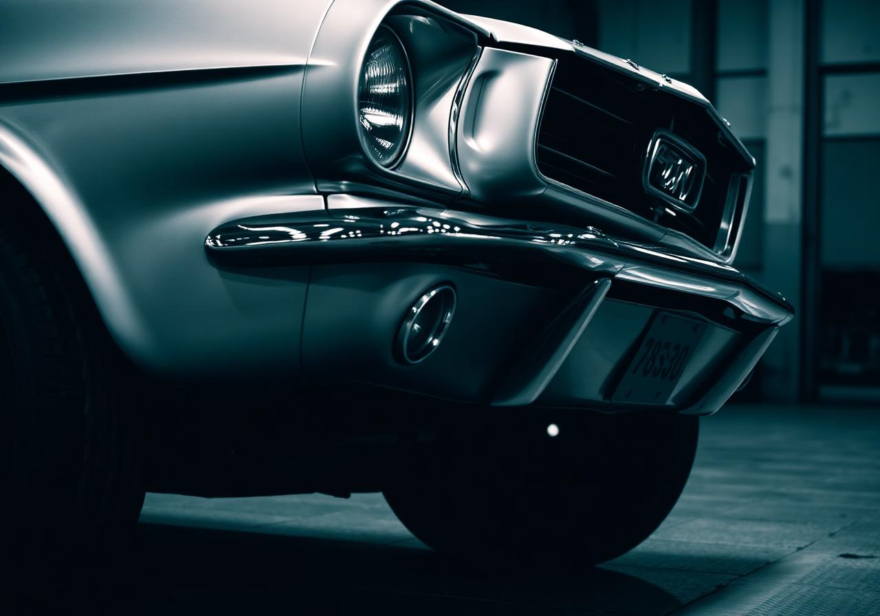 American muscle car detail